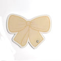 Beige Bow/ Lash tile